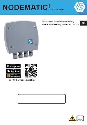 Rolltorsteuerung ND-GC-1 und ND-GC-1S Bedienungs- und Montageanleitung 